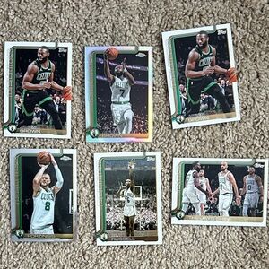 Topps Boston Celtics Jaylen Brown Rainbow refractor Bill Russell more lot!